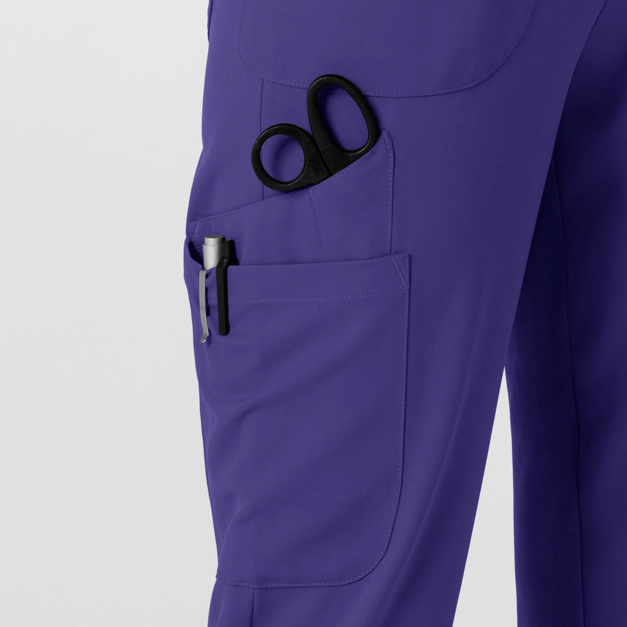 Thrive 5522 Convertible Stirrup Jogger Scrub Pants Grape