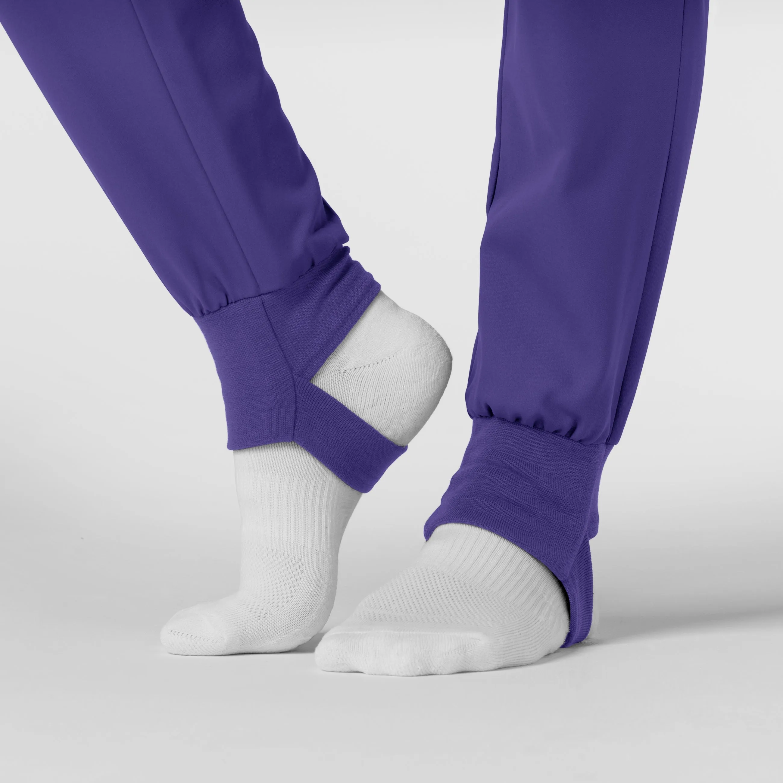 Thrive 5522 Convertible Stirrup Jogger Scrub Pants Grape