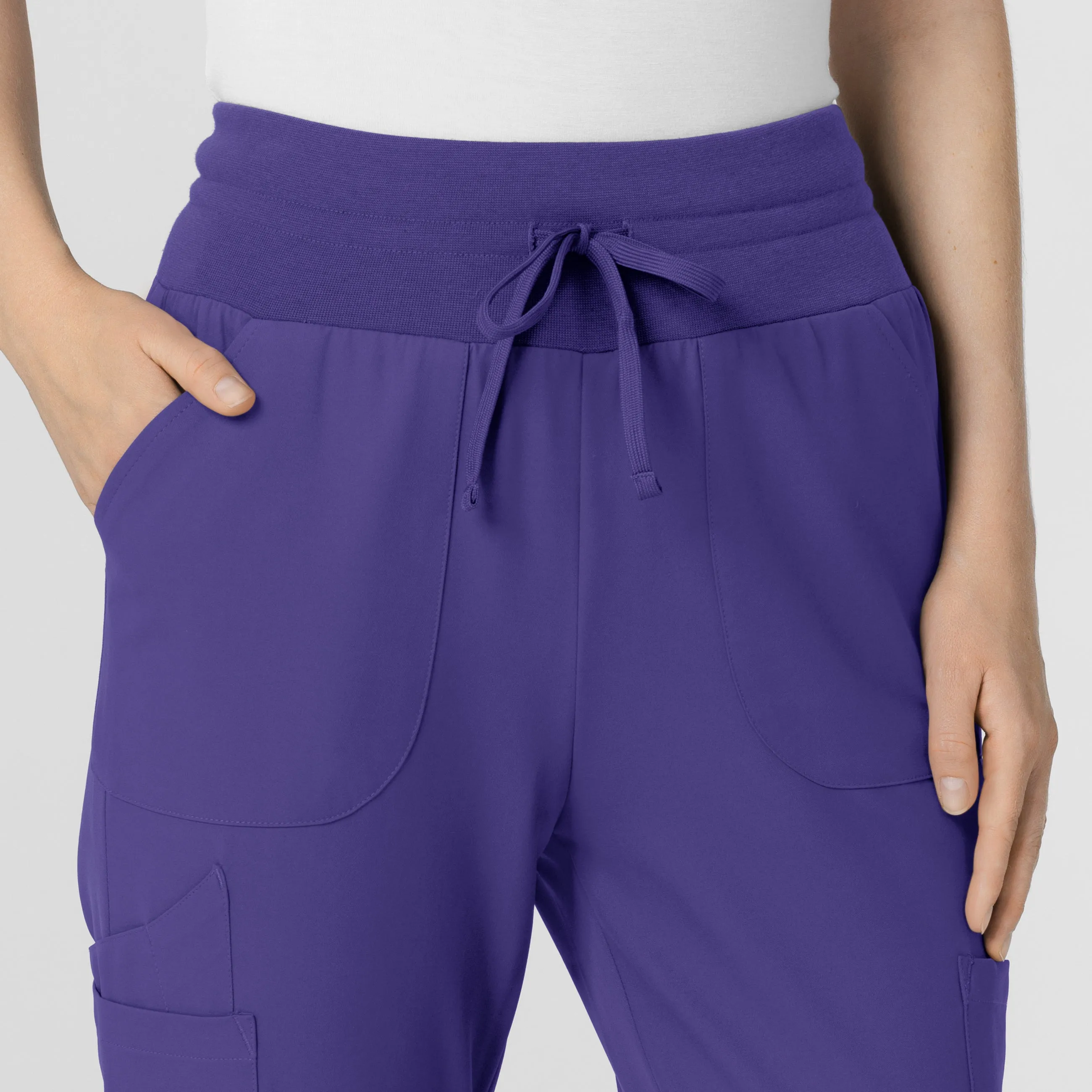 Thrive 5522 Convertible Stirrup Jogger Scrub Pants Grape