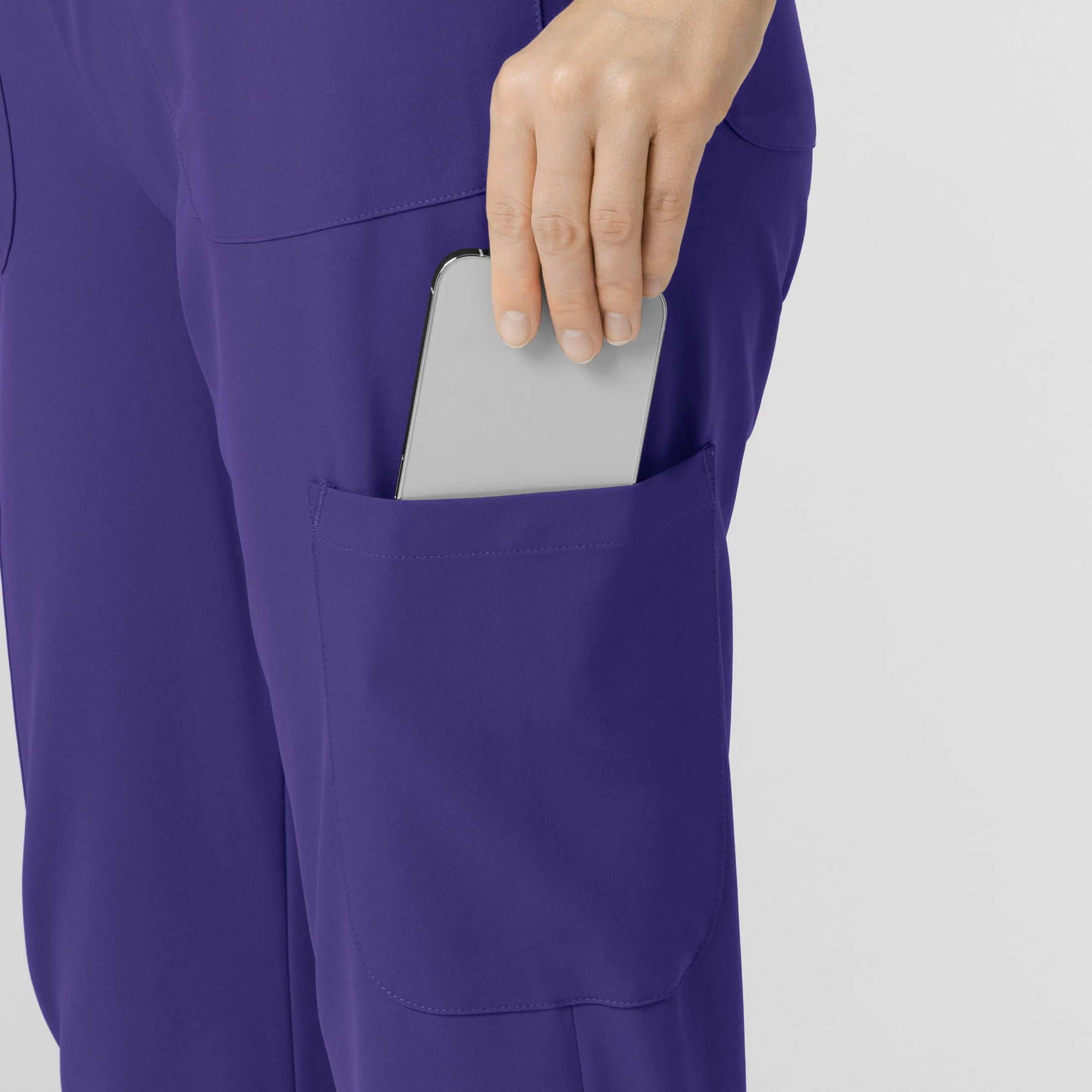 Thrive 5522 Convertible Stirrup Jogger Scrub Pants Grape