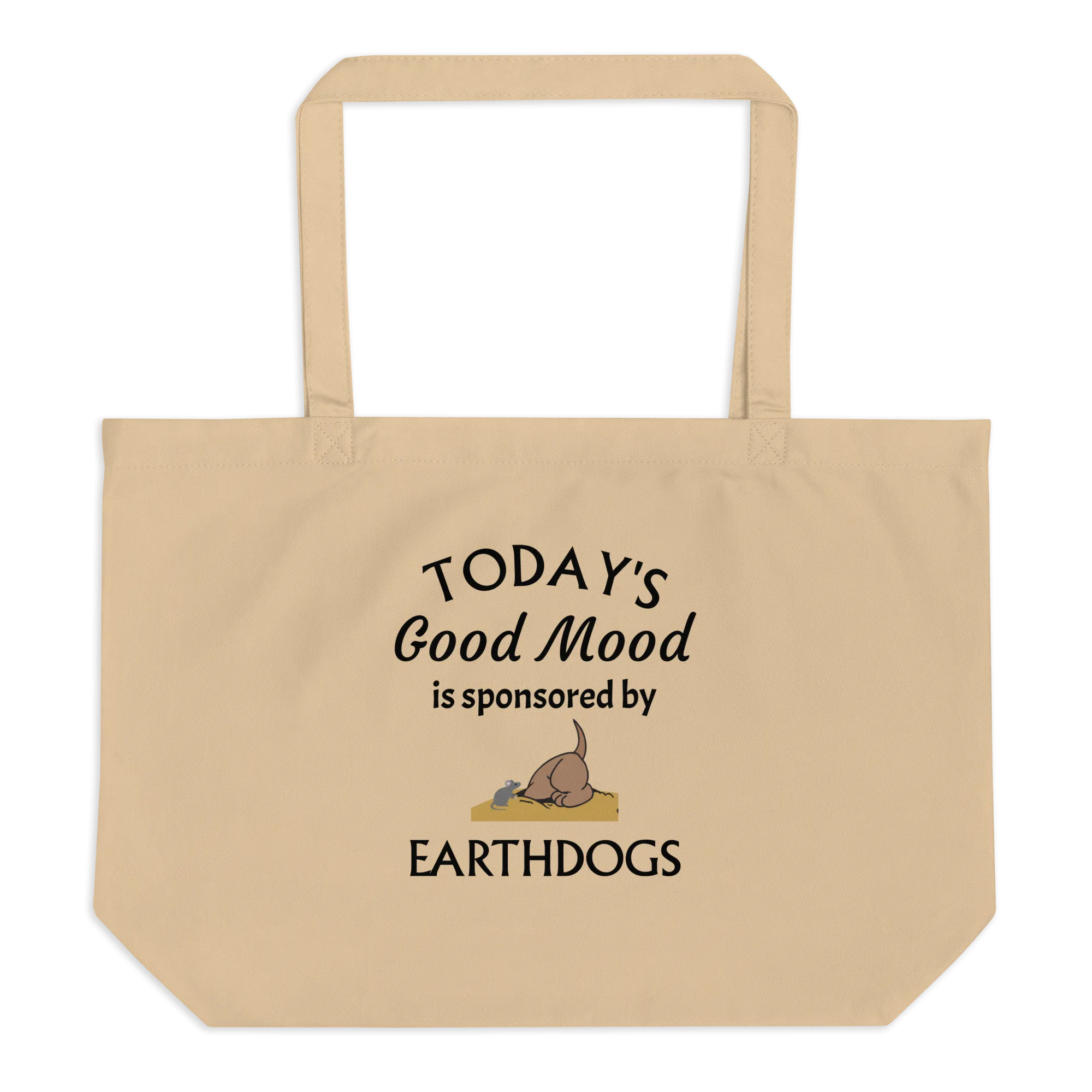 Today's Good Mood Sponsored by Earthdog X-Large Tote/ Shopping Bags