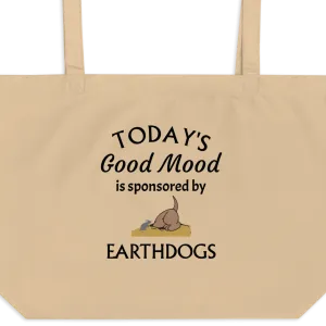 Today's Good Mood Sponsored by Earthdog X-Large Tote/ Shopping Bags