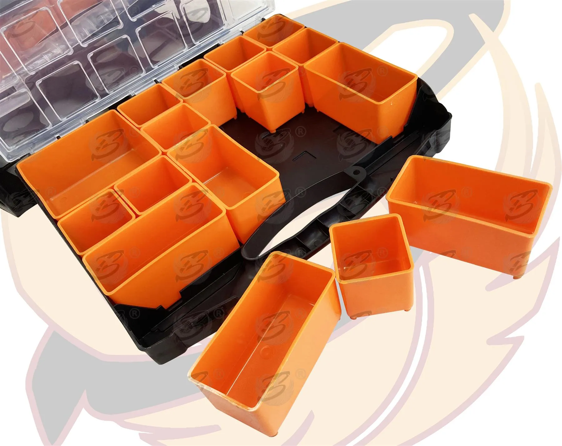 TOOLZONE 4PCS POLY TRAY ORGANISER