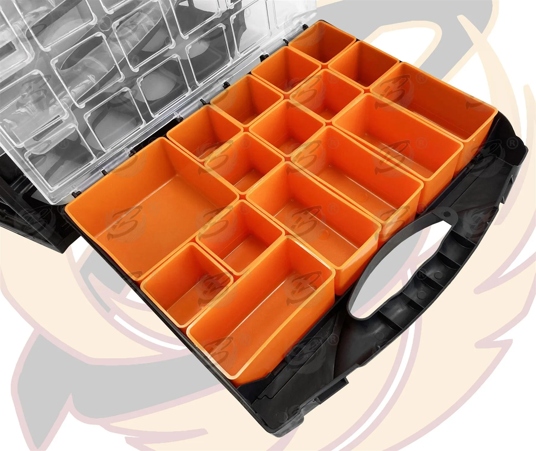 TOOLZONE 4PCS POLY TRAY ORGANISER