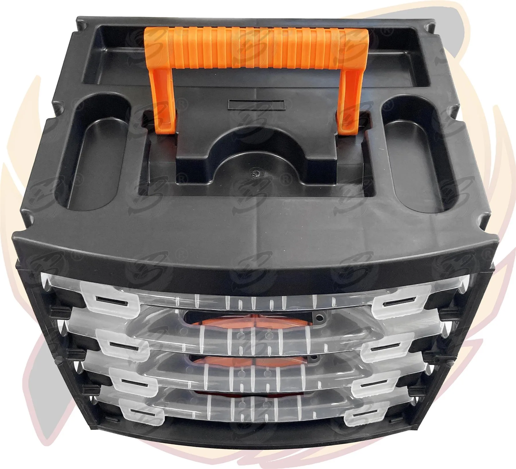 TOOLZONE 4PCS POLY TRAY ORGANISER