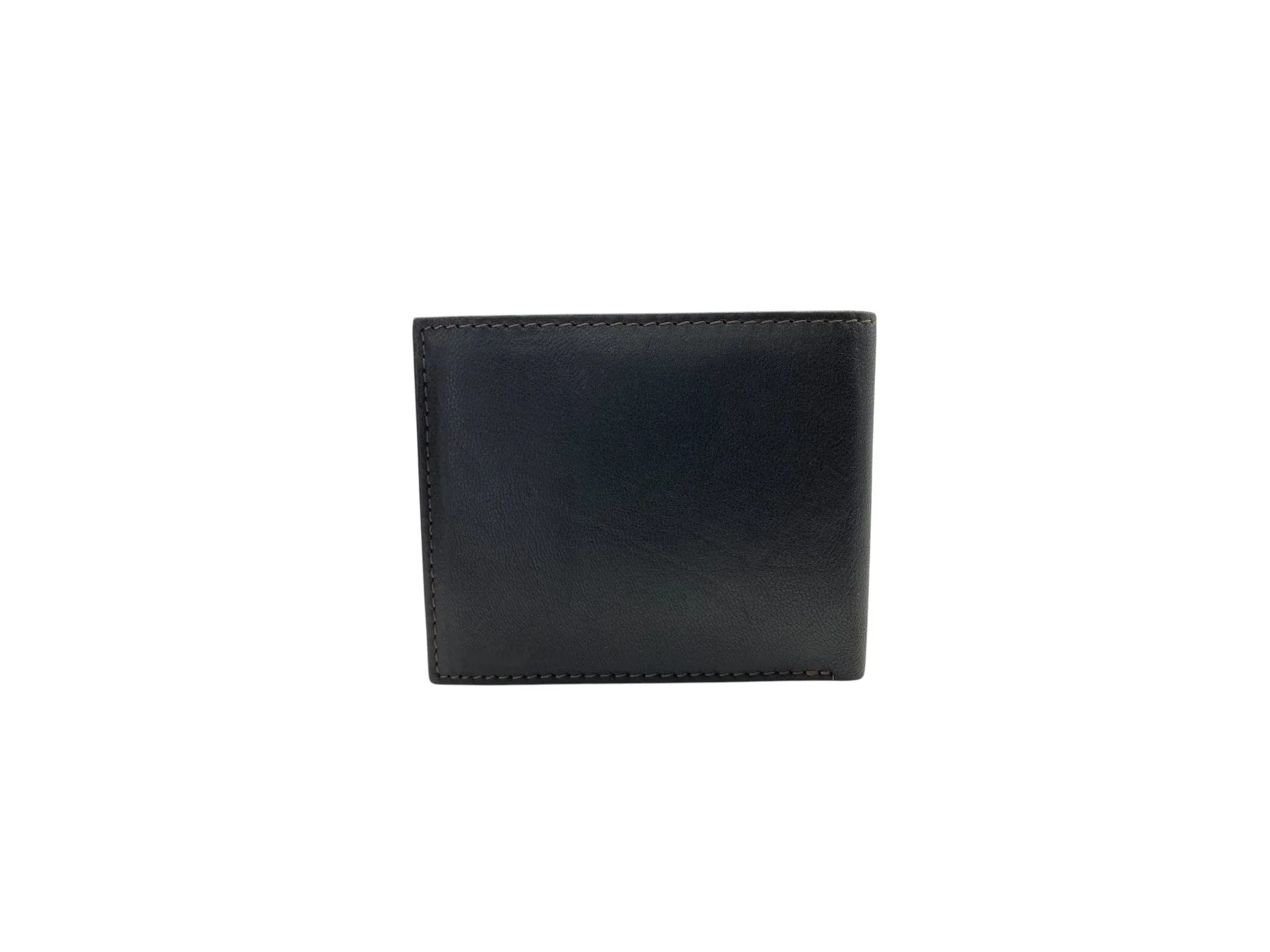 Top Grain Napa Leather Card & Coin Billfold Wallet # 1385