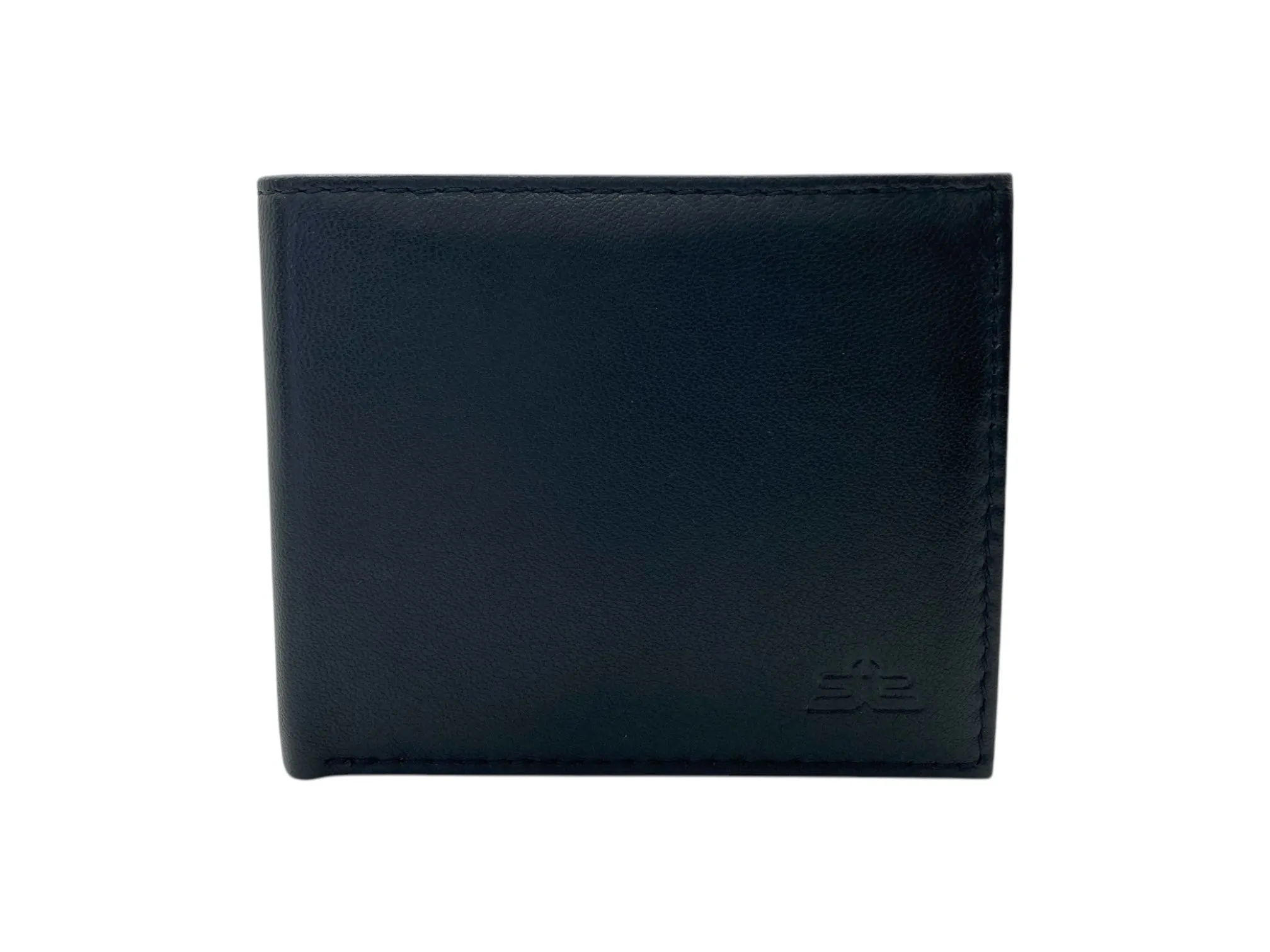 Top Grain Napa Leather Card & Coin Billfold Wallet # 1385