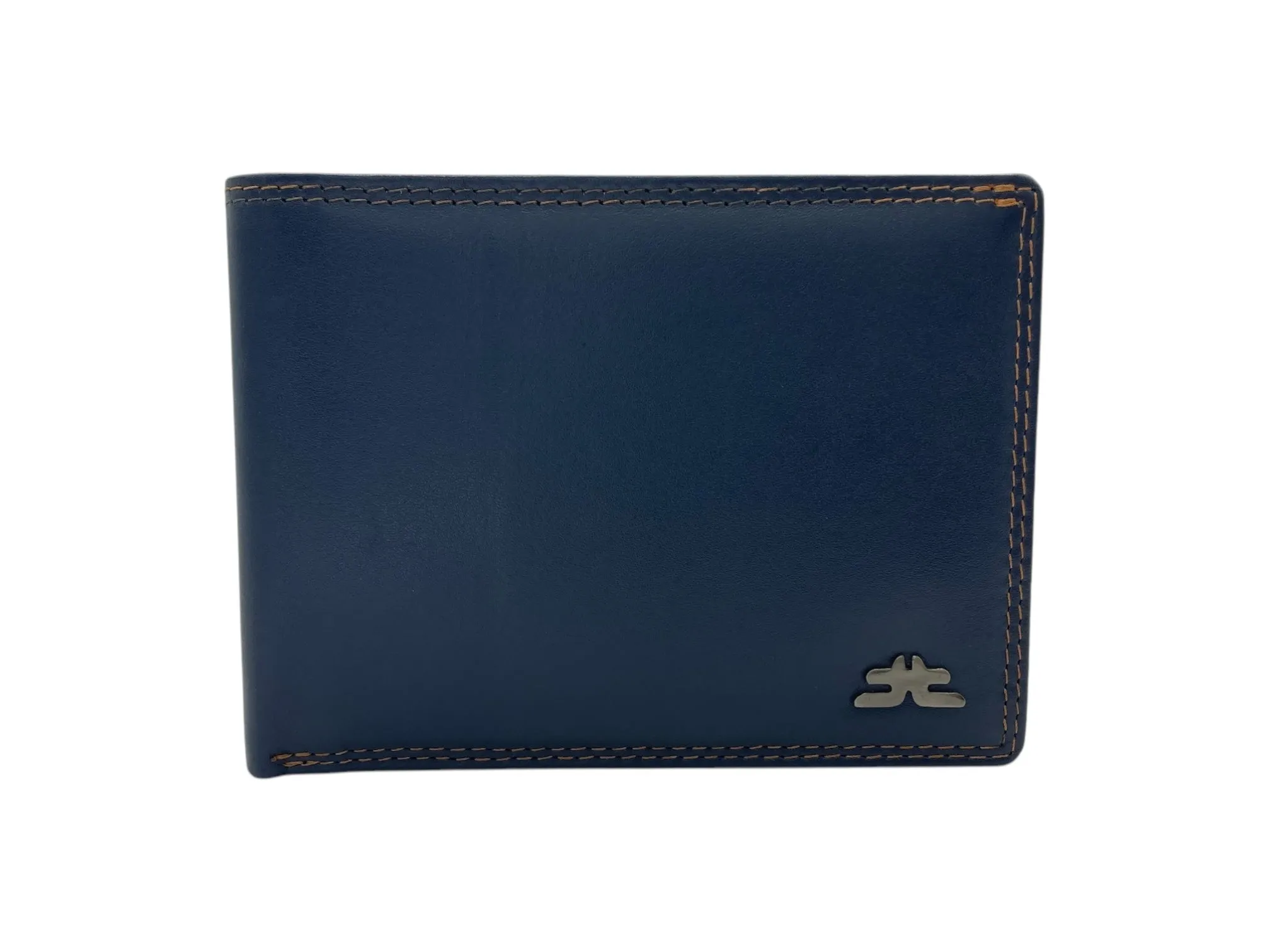 Top Grain Napa Leather Card & Coin Billfold Wallet # 1909