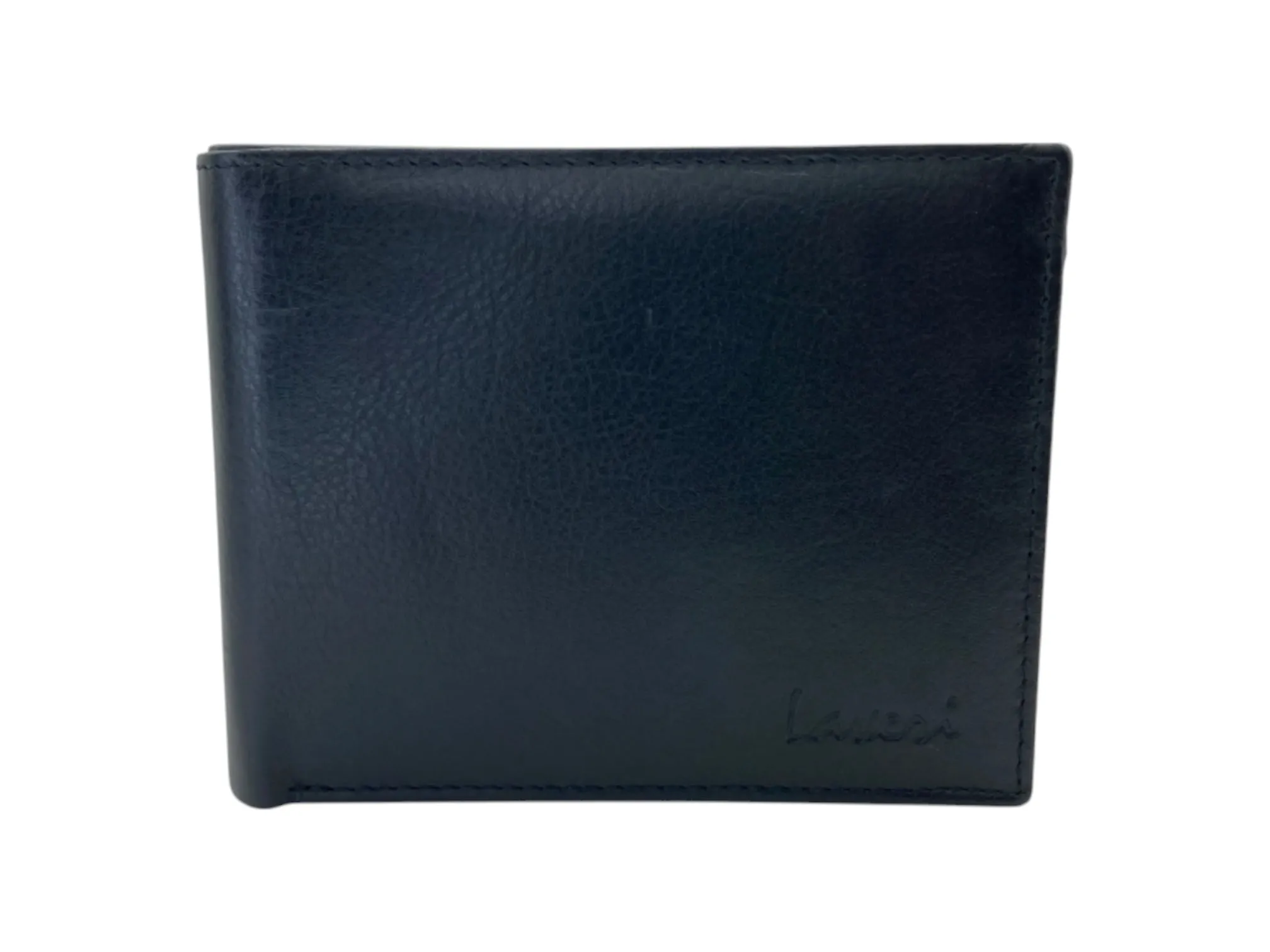 Top Grain Napa Leather Card & Coin Billfold Wallet # 665