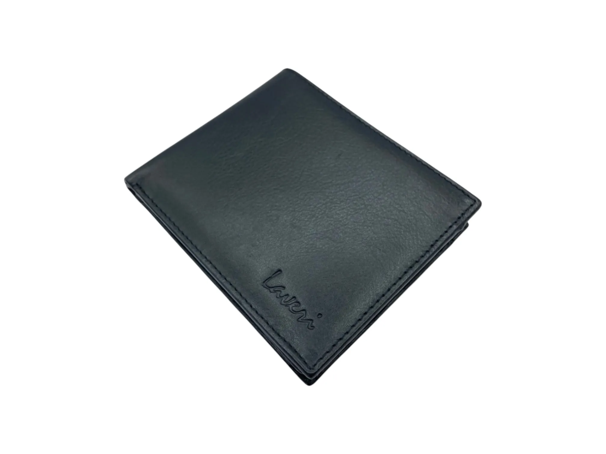 Top Grain Napa Leather Card & Coin Billfold Wallet # 665