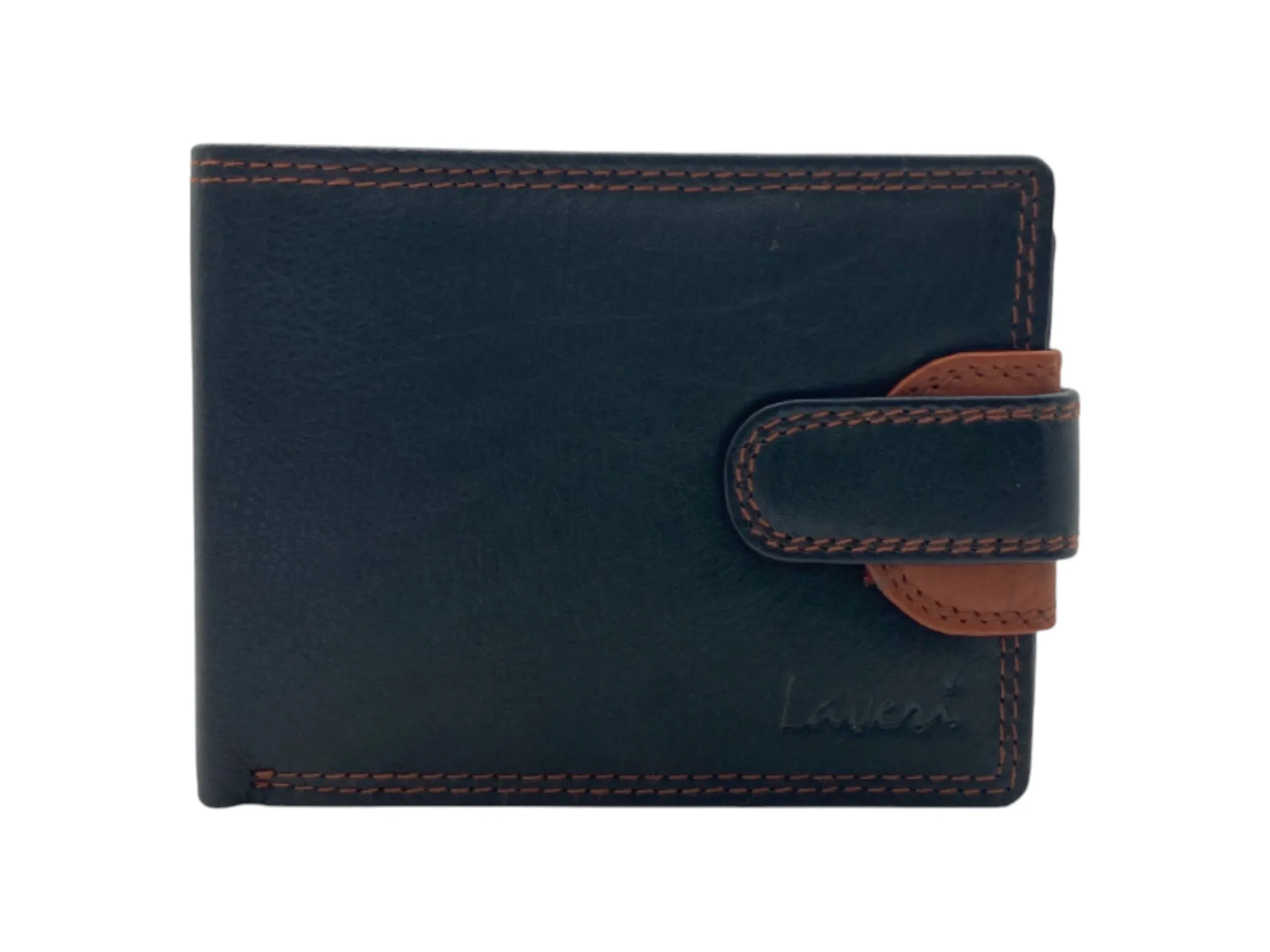 Top Grain Napa Leather Card & Coin Billfold Wallet # 911C