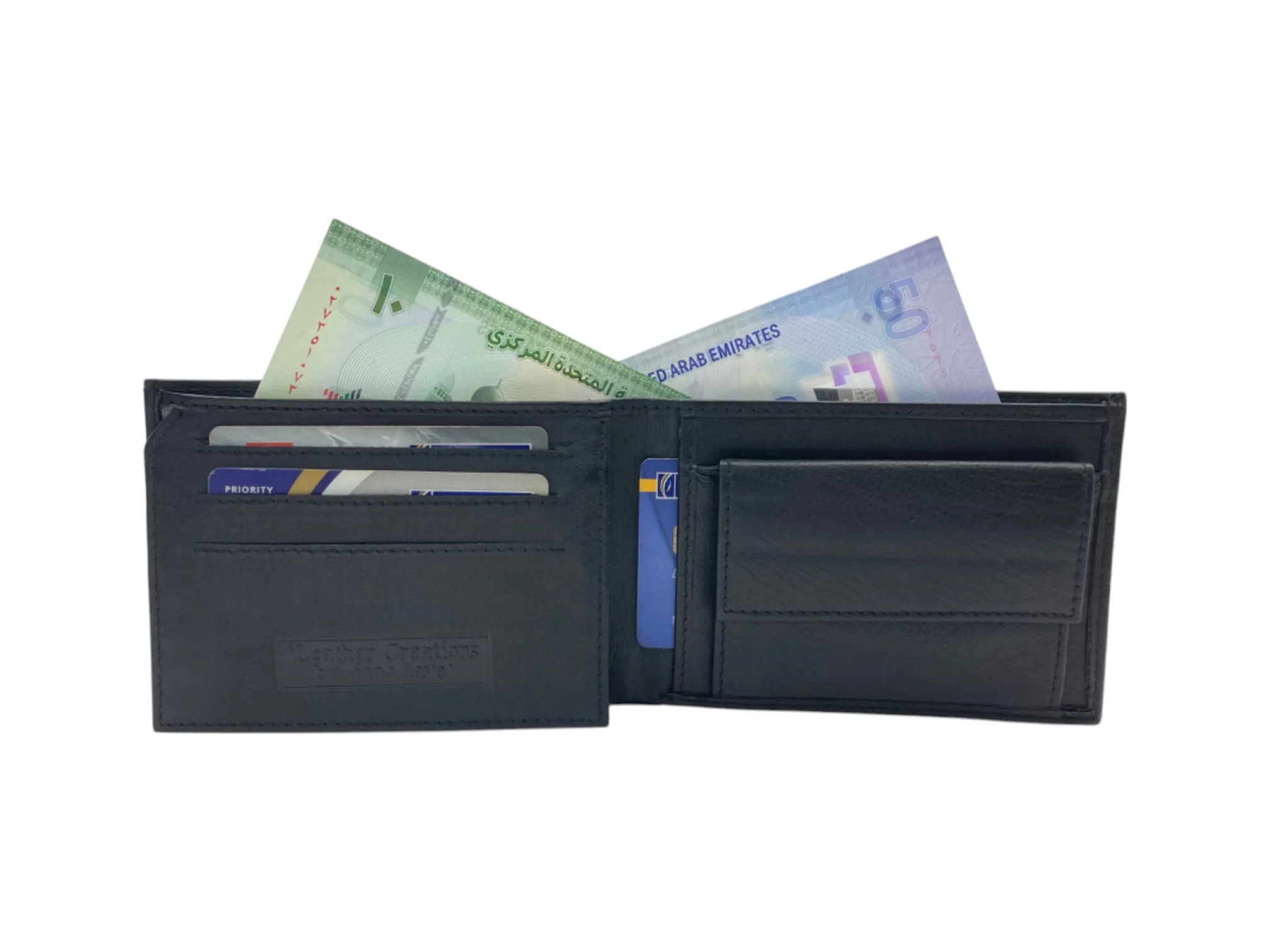 Top Grain Napa Leather Card & Coin Billfold Wallet # JD.1858