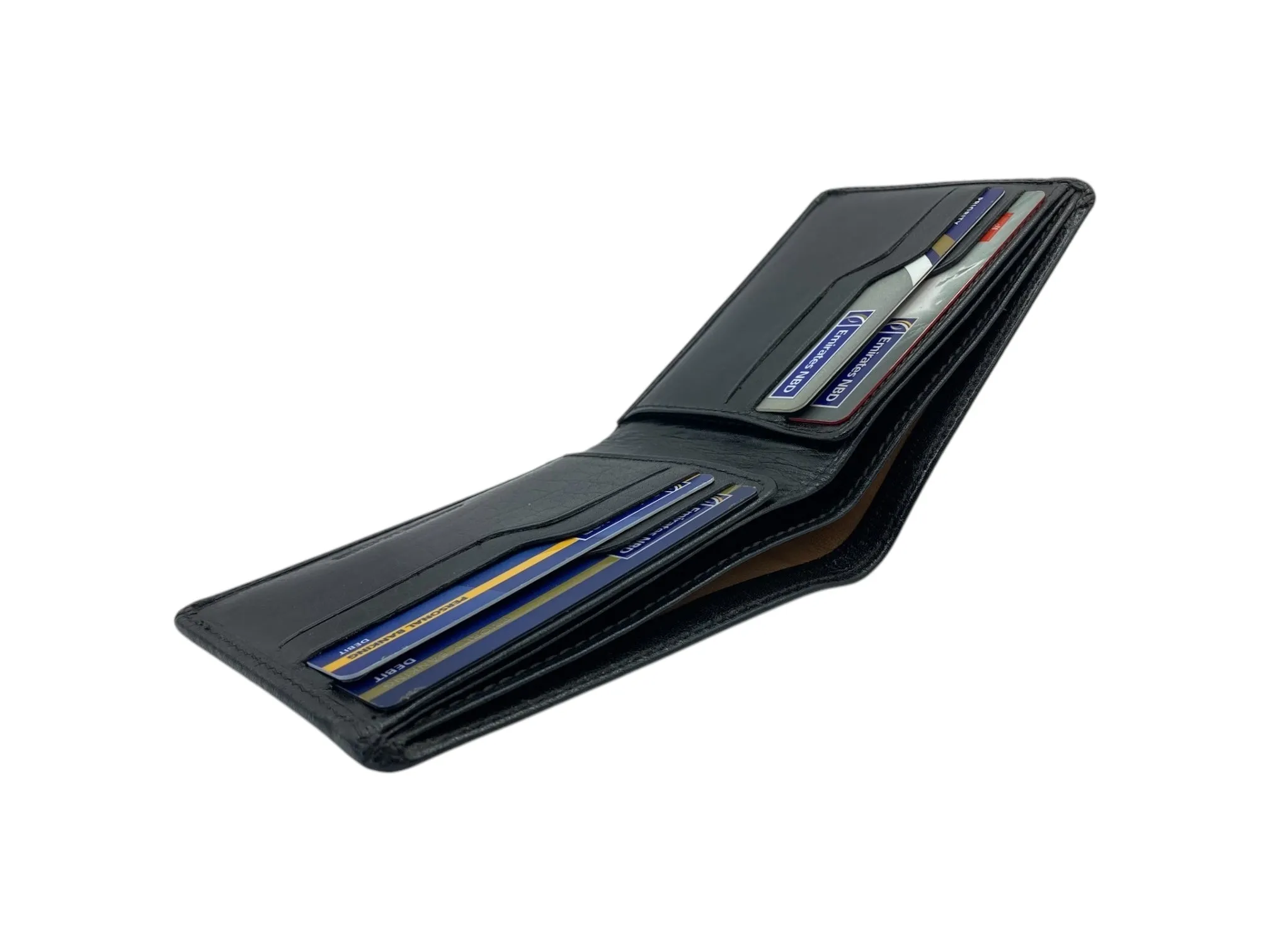 Top Grain Slim & Compact Leather  Billfold Wallet # 1589