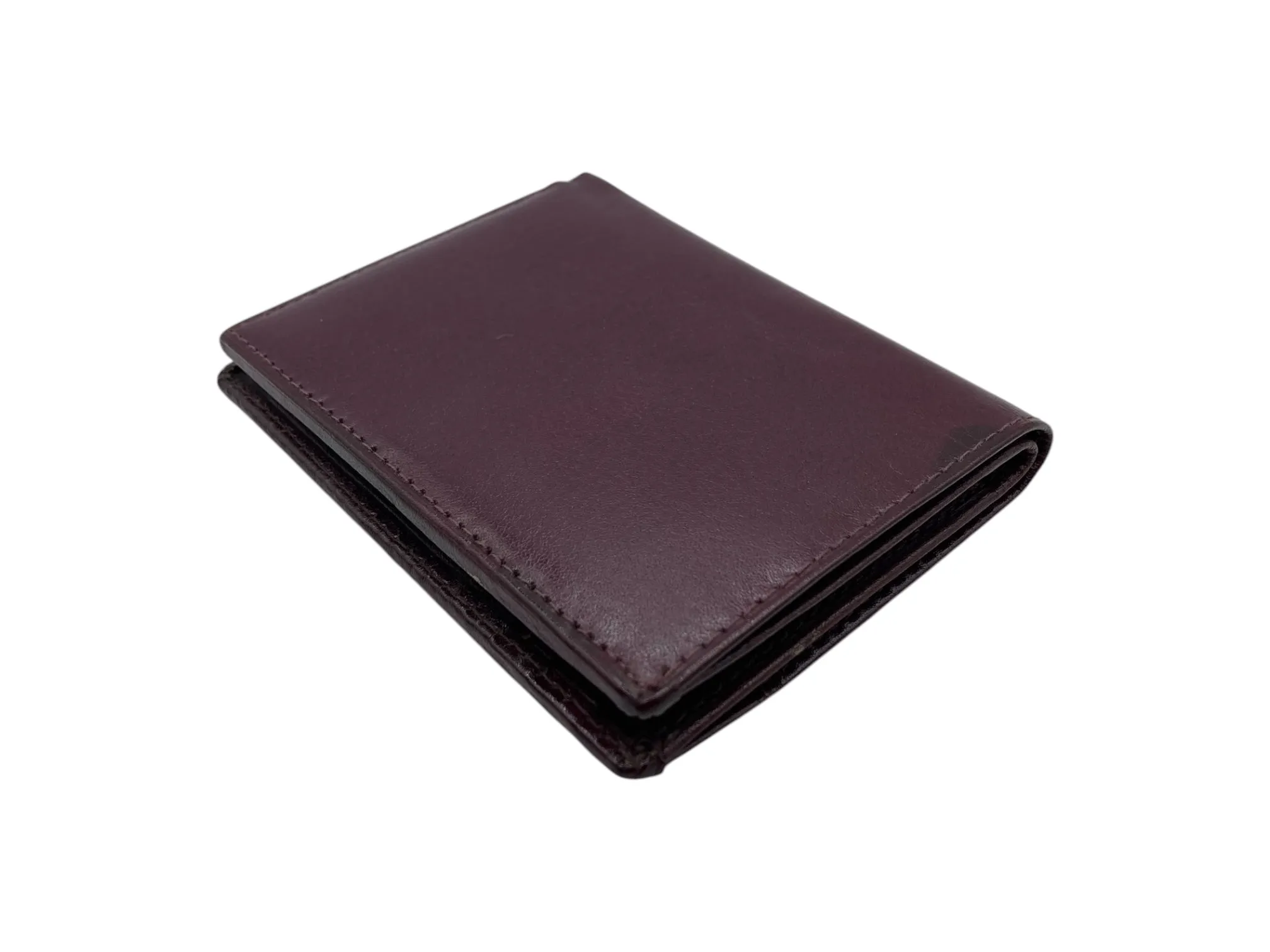 Top Grain Slim & Compact Leather  Billfold Wallet # 1607