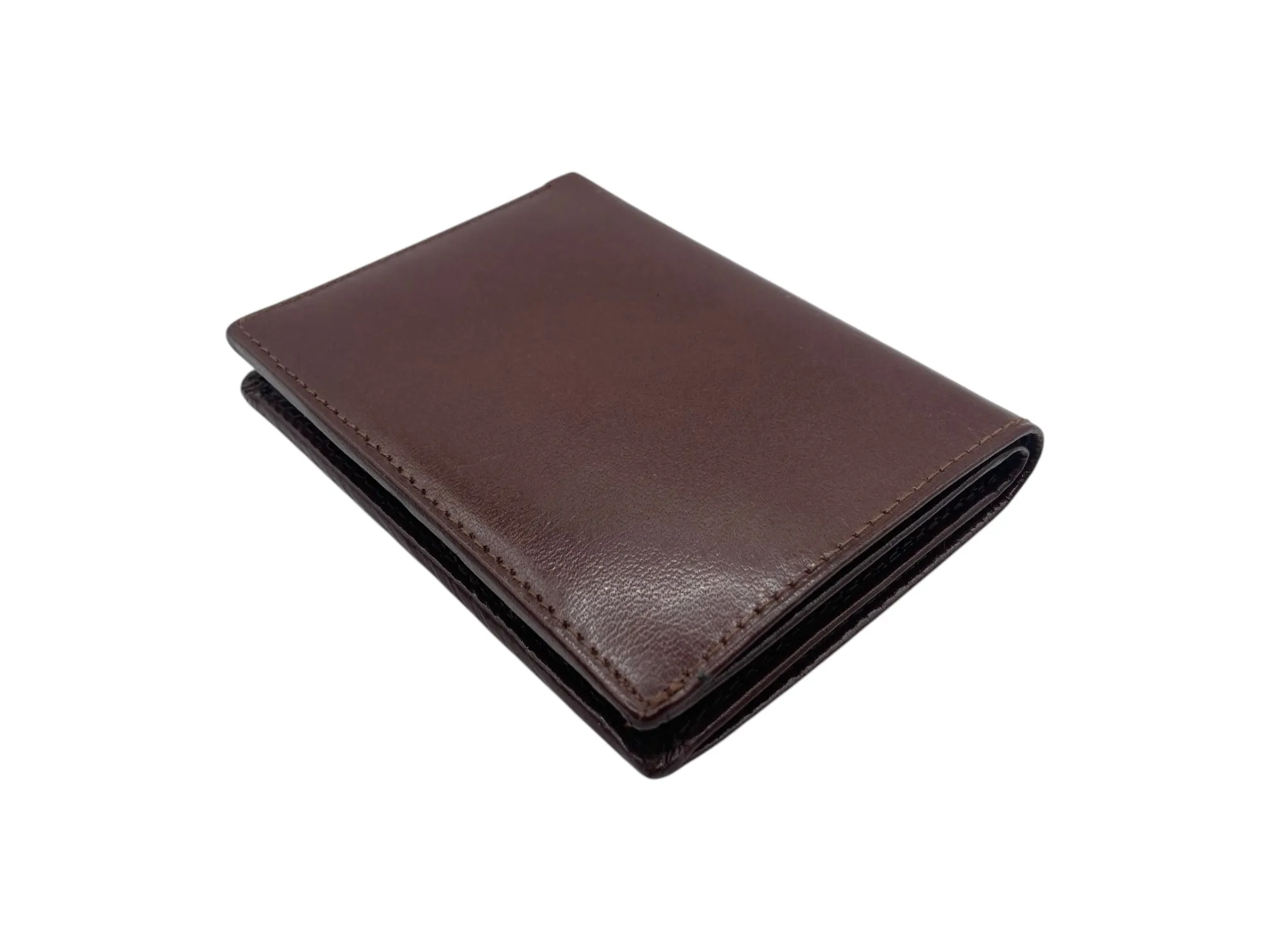 Top Grain Slim & Compact Leather  Billfold Wallet # 1607