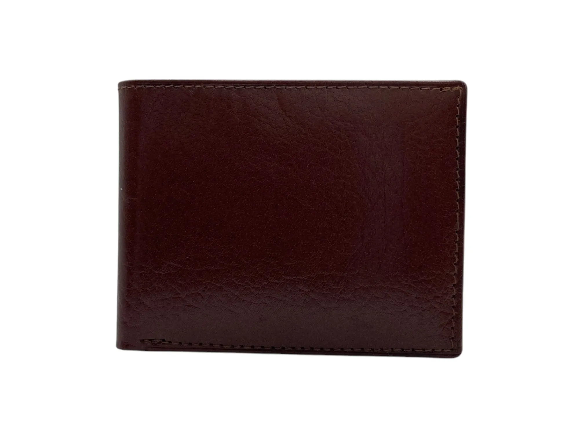Top Grain Slim & Compact Leather  Billfold Wallet # 1609