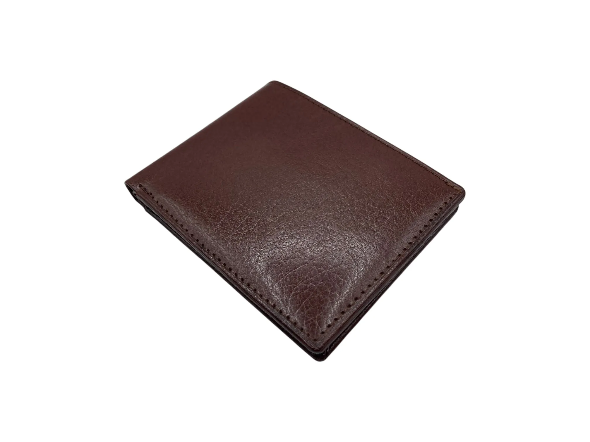 Top Grain Slim & Compact Leather  Billfold Wallet # 1609