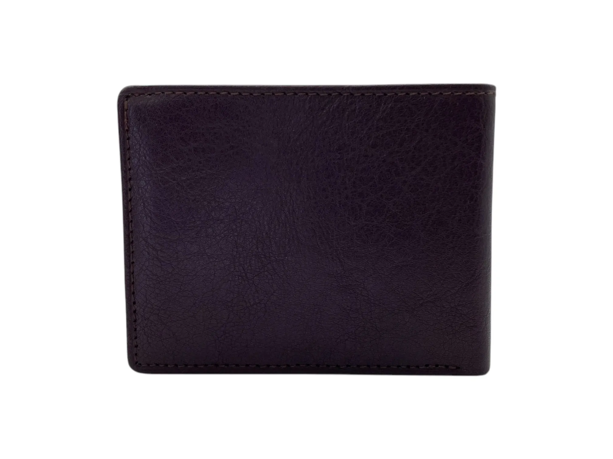 Top Grain Slim & Compact Leather  Billfold Wallet # 1609