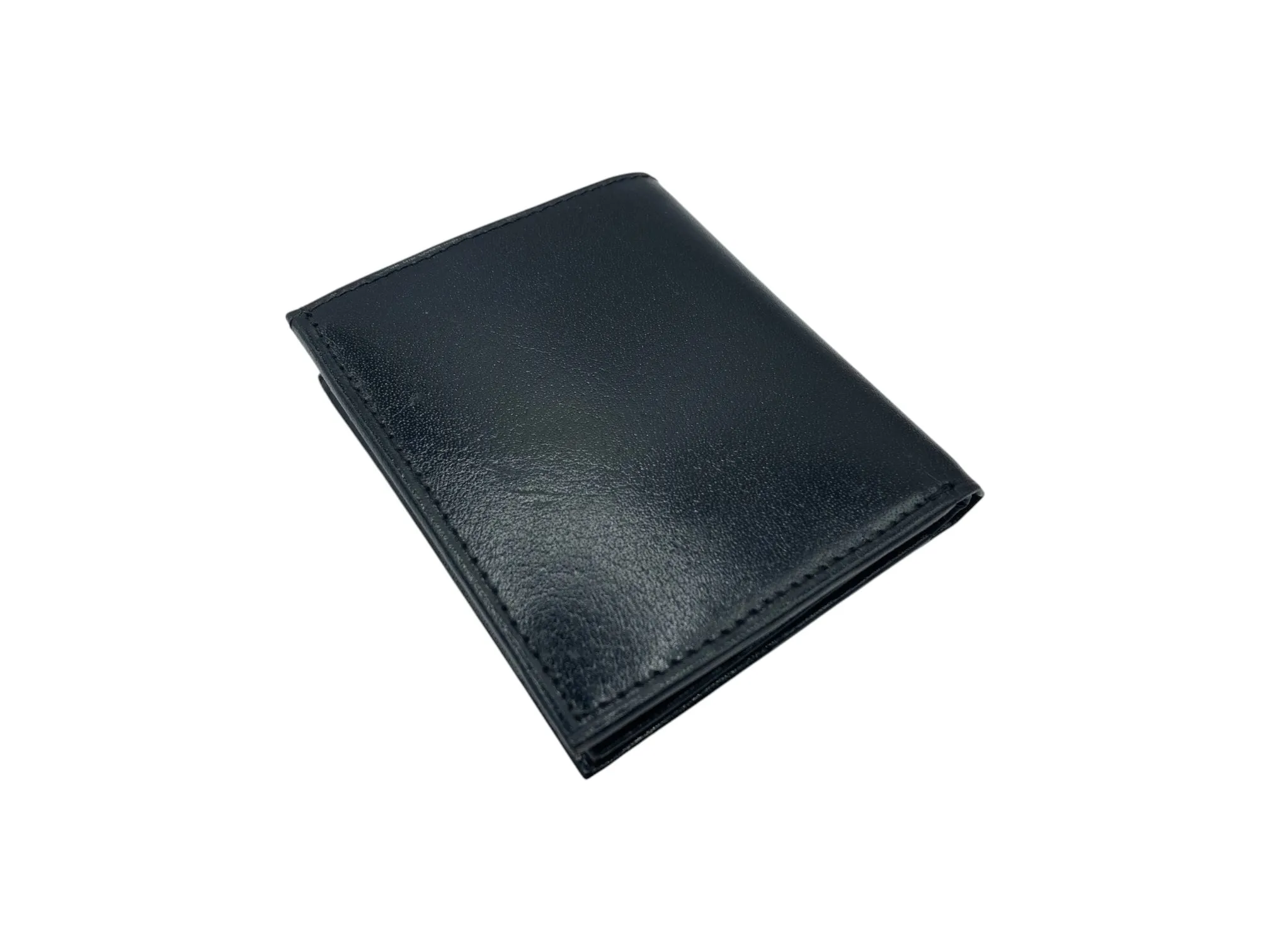 Top Grain Slim & Compact Leather  Billfold Wallet # 981