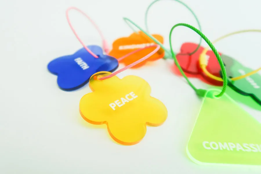 Translucent Acrylic Keychain {Acrylic Keychain}