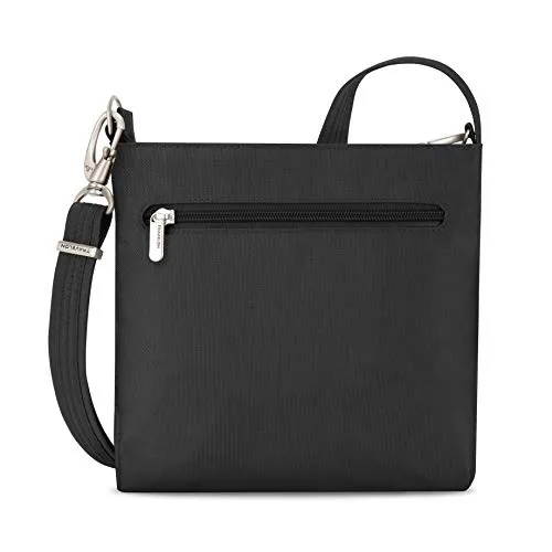 Travelon Anti-Theft Classic Mini Shoulder Bag, Black (Black) - 42459 500