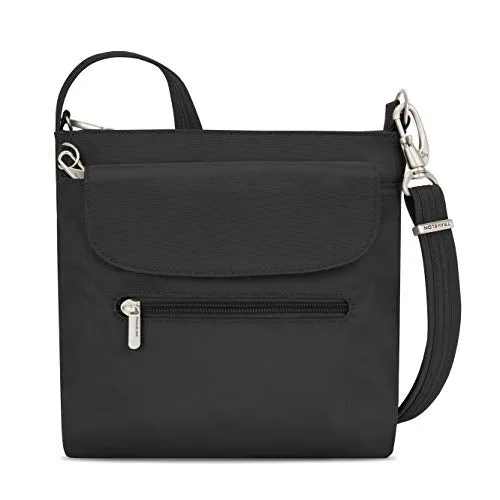 Travelon Anti-Theft Classic Mini Shoulder Bag, Black (Black) - 42459 500