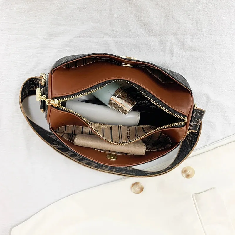 Trendy Checkered Luxury Women’s Messenger Bag