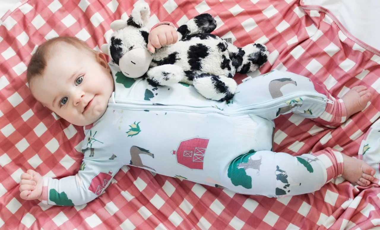 Two Peas Clothing Co E-I-E-I-O Convertible Romper
