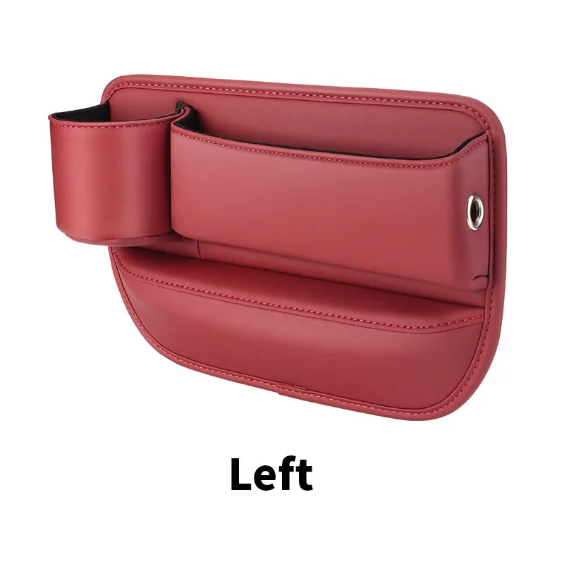 Universal 2in1 Car Seat Gap Filler Organizer with Cup Holder
