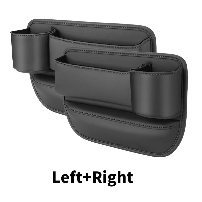 Universal 2in1 Car Seat Gap Filler Organizer with Cup Holder