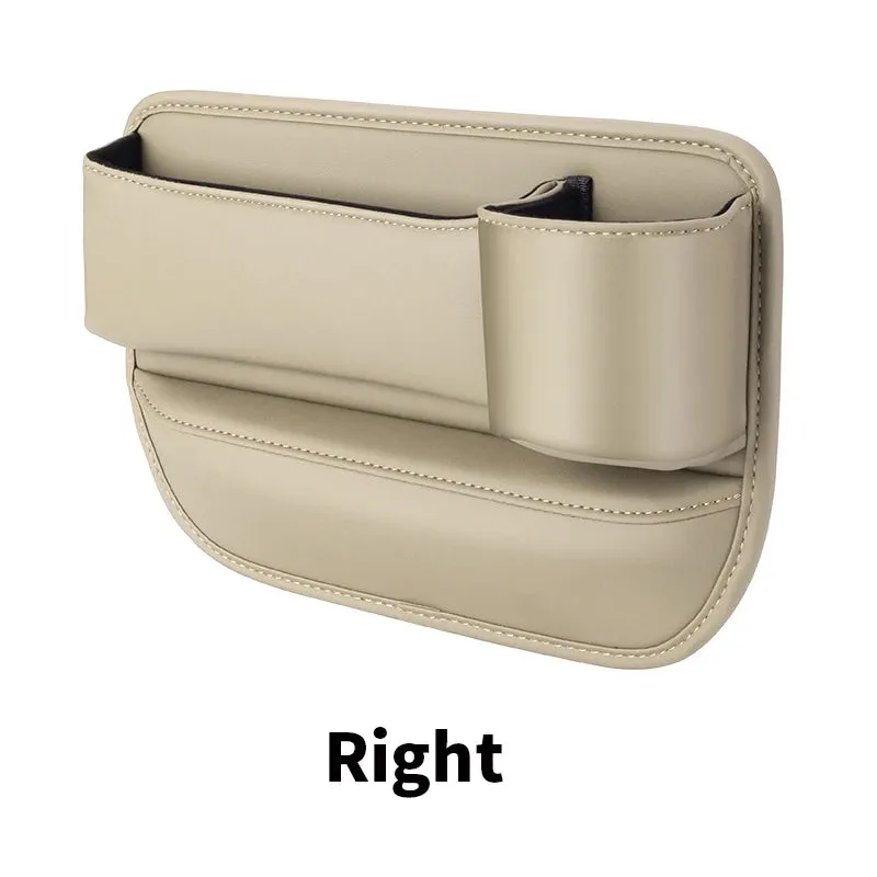 Universal 2in1 Car Seat Gap Filler Organizer with Cup Holder