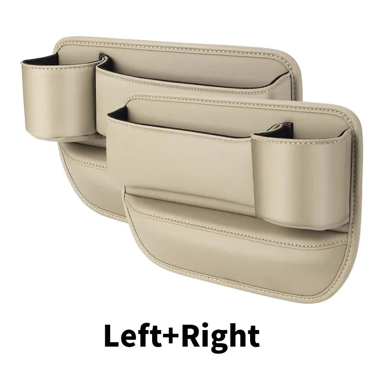 Universal 2in1 Car Seat Gap Filler Organizer with Cup Holder