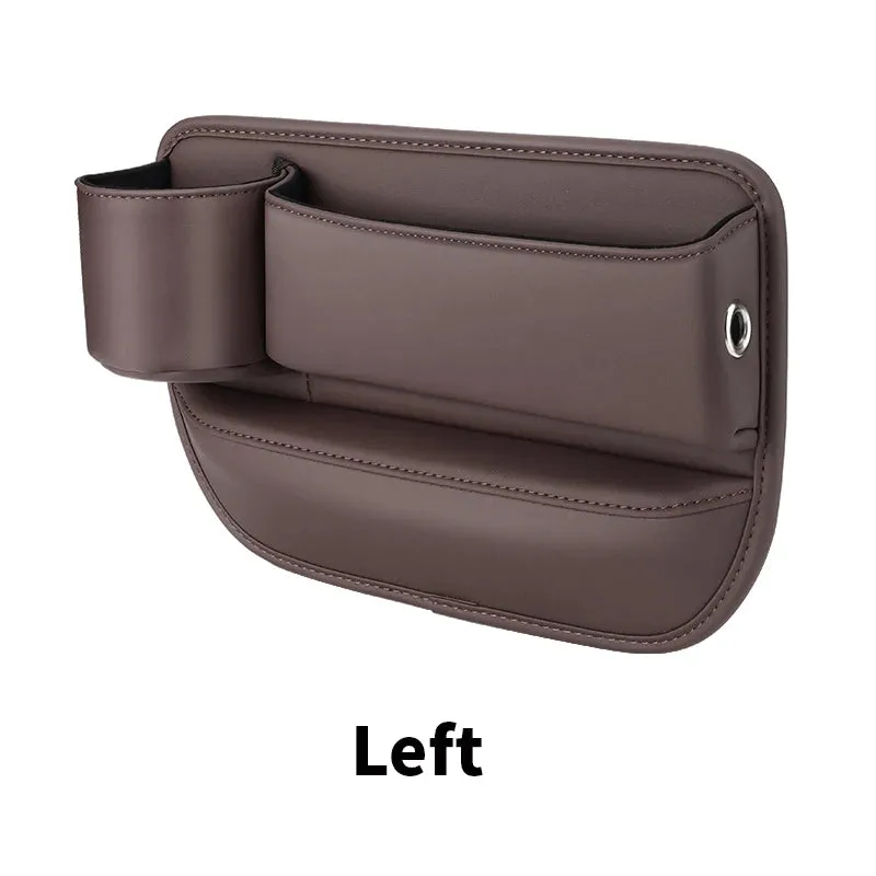 Universal 2in1 Car Seat Gap Filler Organizer with Cup Holder
