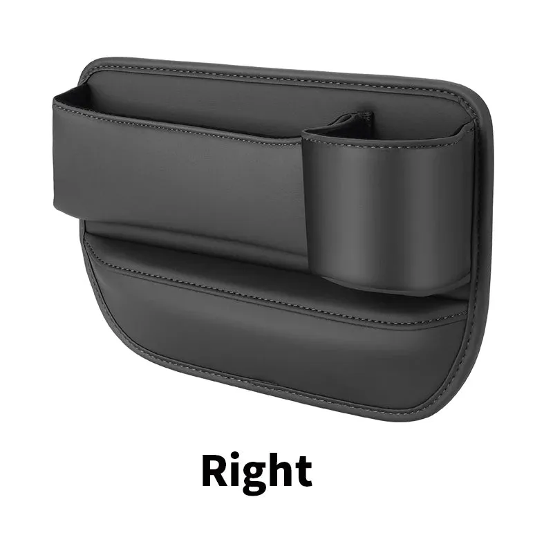 Universal 2in1 Car Seat Gap Filler Organizer with Cup Holder
