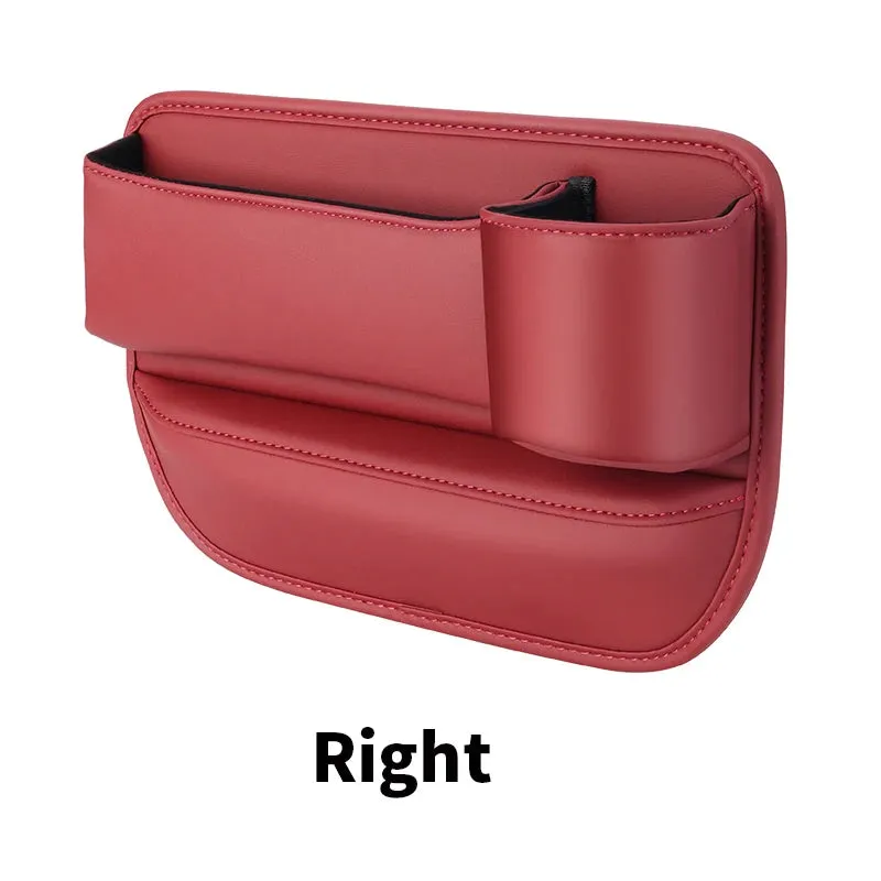 Universal 2in1 Car Seat Gap Filler Organizer with Cup Holder