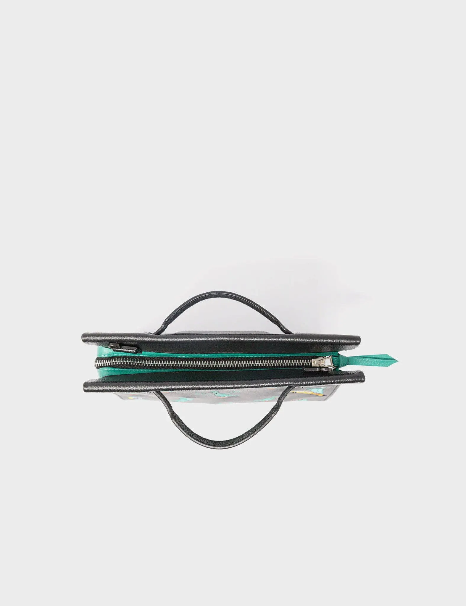 Vali Crossbody Small Black Leather Bag - Pigeonista