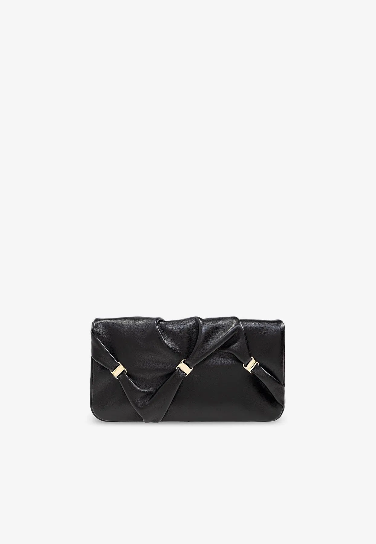 Vara Bows Leather Clutch Bag