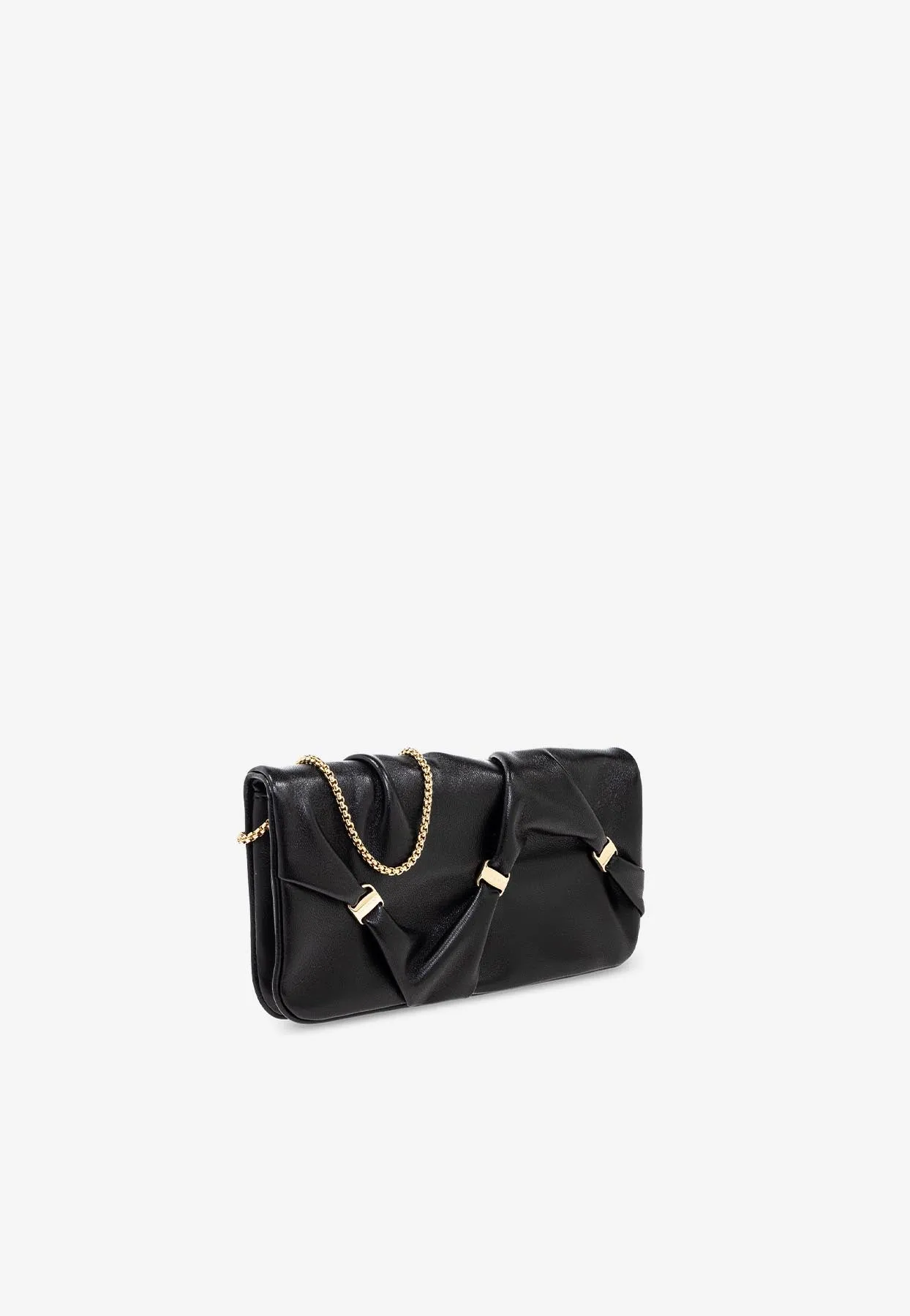 Vara Bows Leather Clutch Bag