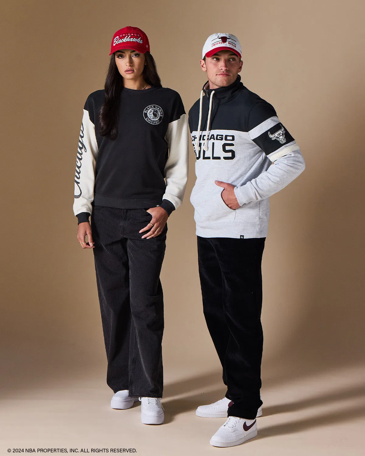 VEGAS GOLDEN KNIGHTS ARENA AMP '47 BAY RIDGE 1/4 ZIP
