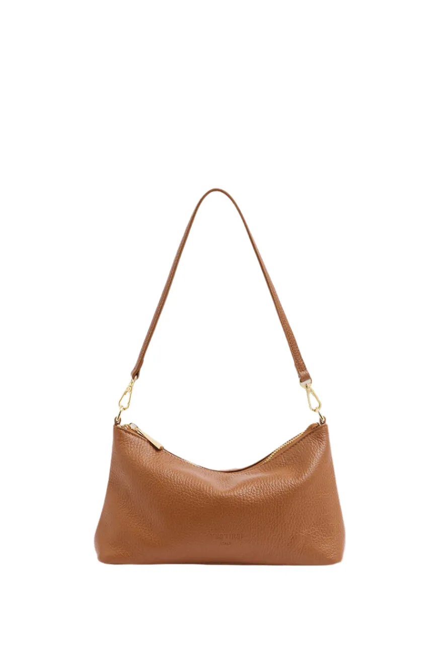 Vestirsi Ashley Tan Leather Crossbody Bag