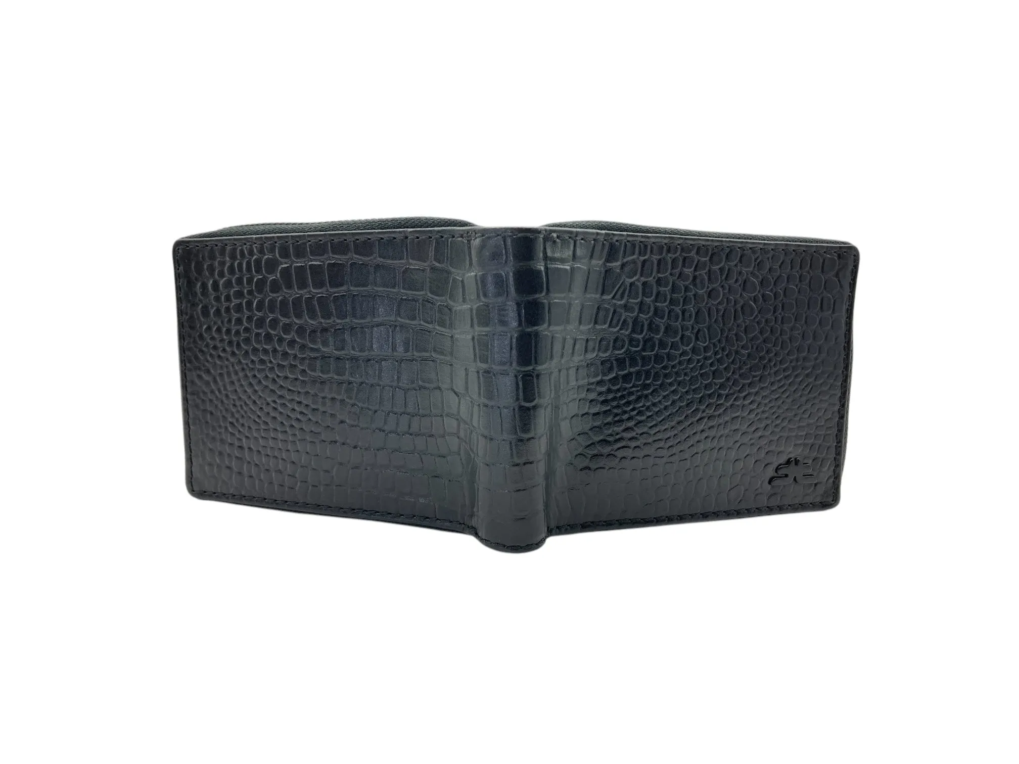 VIP Full Zip RFID Men's Wallet , Multiple Card & Coin Bifold Wallet # 1013CZ