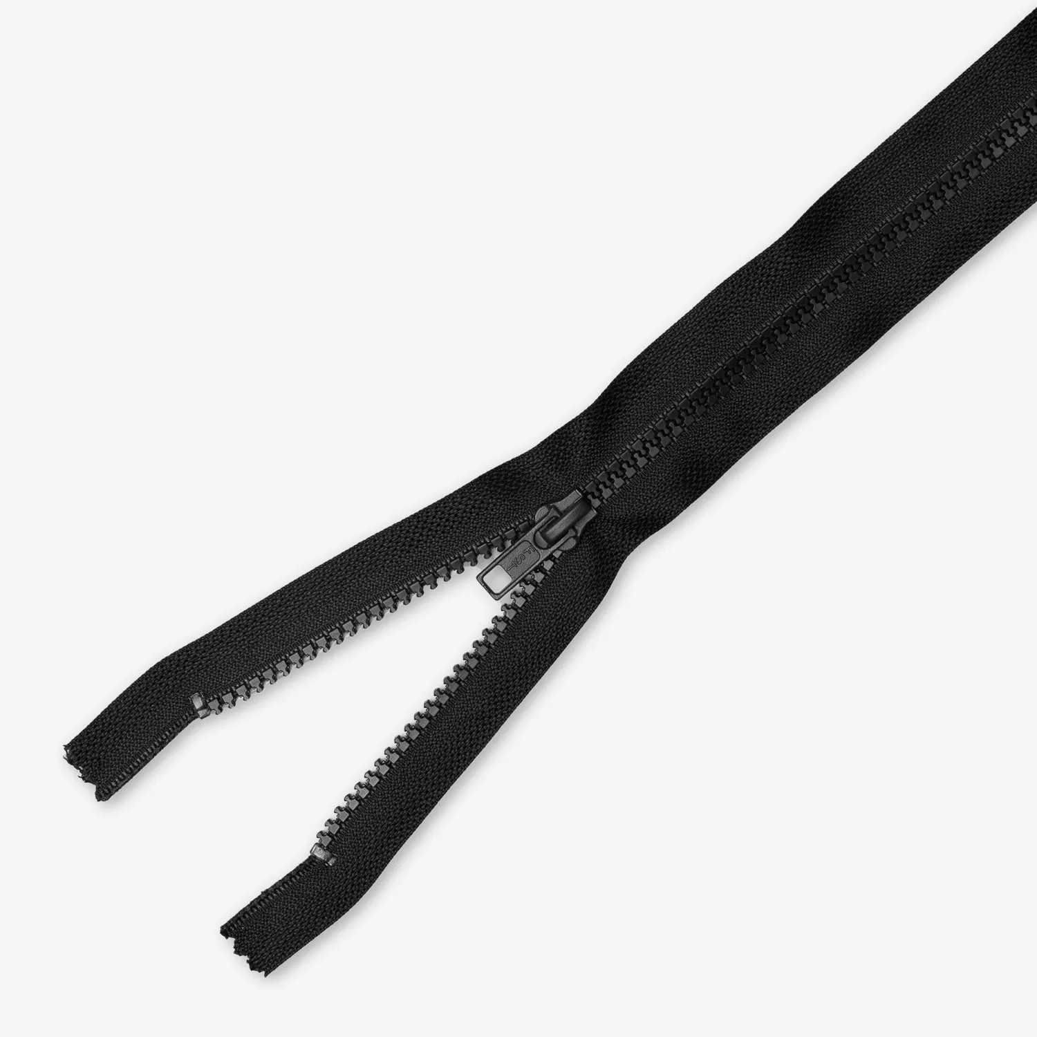 Vislon Type 5 Chunky Zip Open Ended - 100cm Black