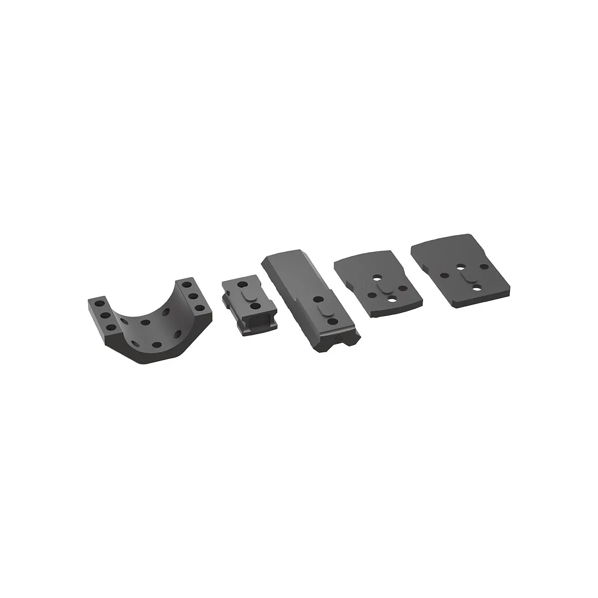 VO Mounting Kit for Red Dot Sight on 30mm X-ACCU Rings (6 screws)  - Black