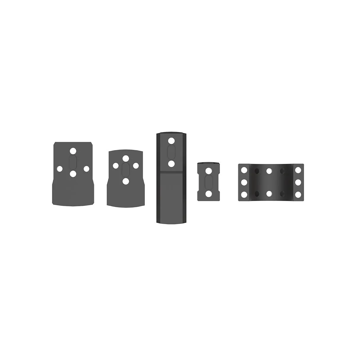 VO Mounting Kit for Red Dot Sight on 30mm X-ACCU Rings (6 screws)  - Black