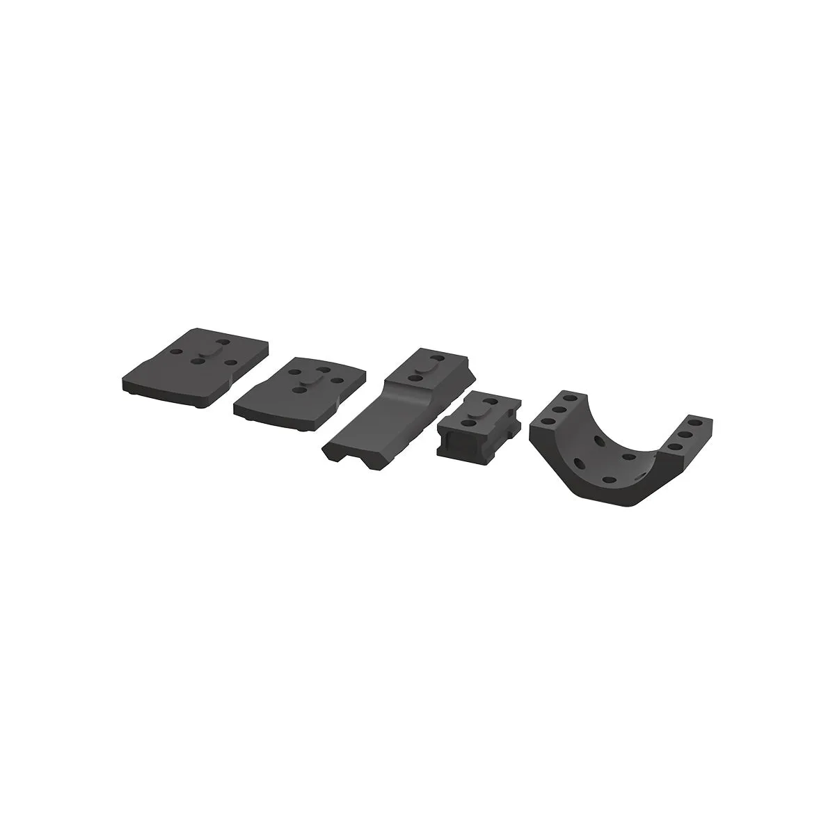 VO Mounting Kit for Red Dot Sight on 30mm X-ACCU Rings (6 screws)  - Black