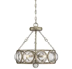 Warwick 3 Light Convertible Semi Flush