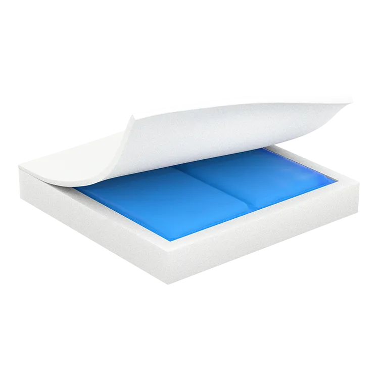 Wheelchair Cushion Gel Foam 500Lb Capacity 22-24 or 26 Inch Bari Max by Dynarex