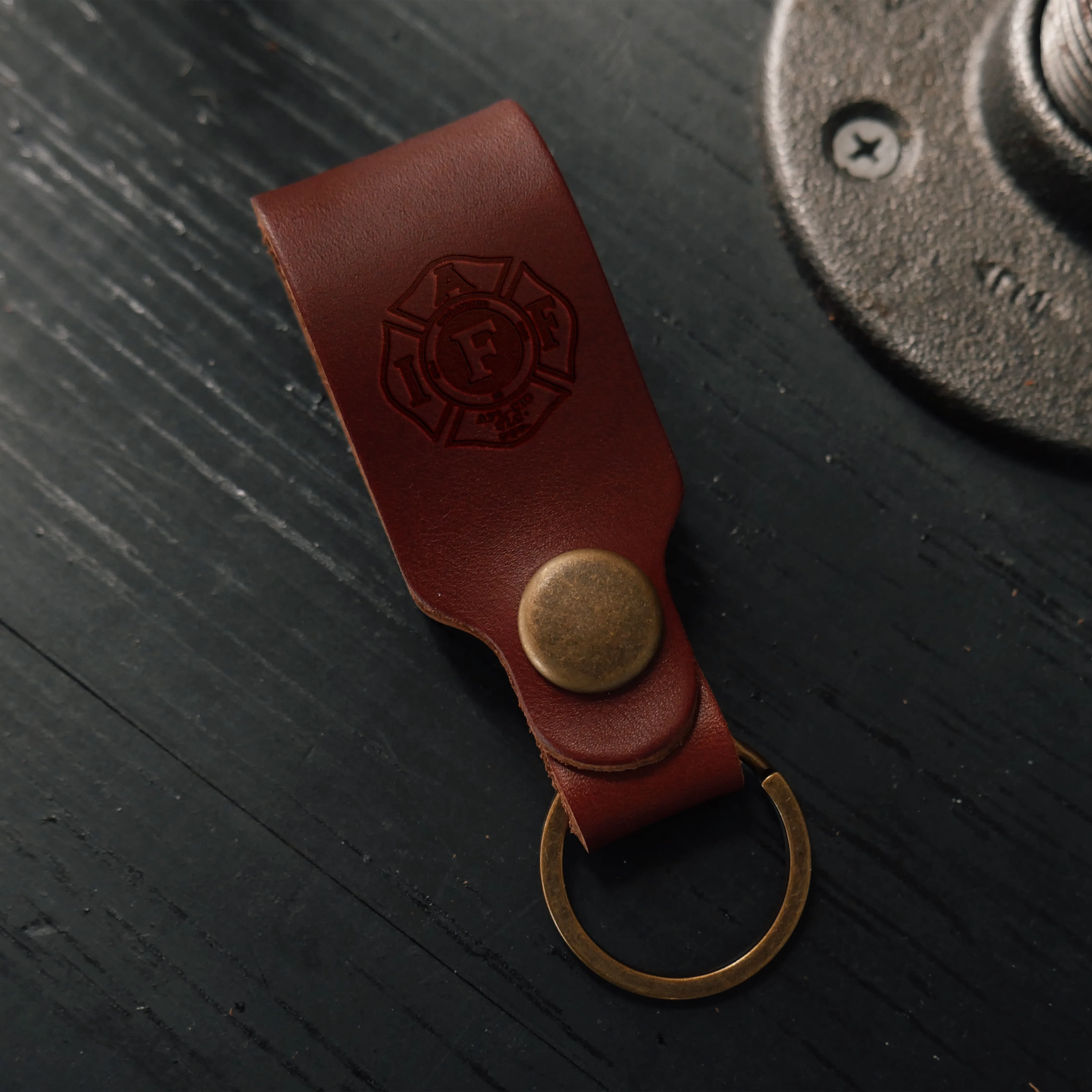 Wide Key Ring