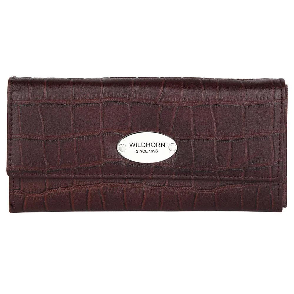 WILDHORN® Genuine Leather Wallet for Women |Purse for Women/Girls