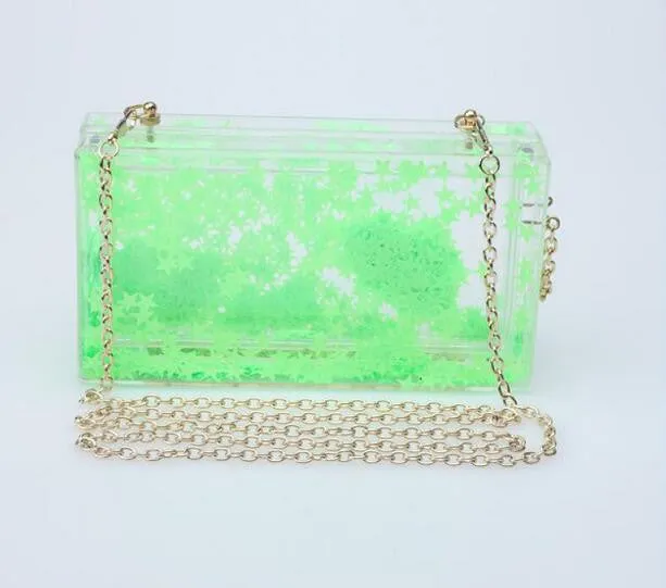 Women Evening Bags Acrylic Transparent Day Clutch Female Handbags Purse Luxury Brand Ladies Messenger Shoulder Crossbody Box Bag